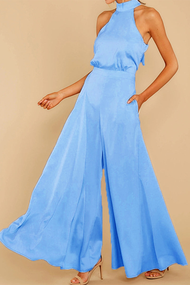 Combinaisons amples, style patchwork, décolleté halter, décontractées et tendance.