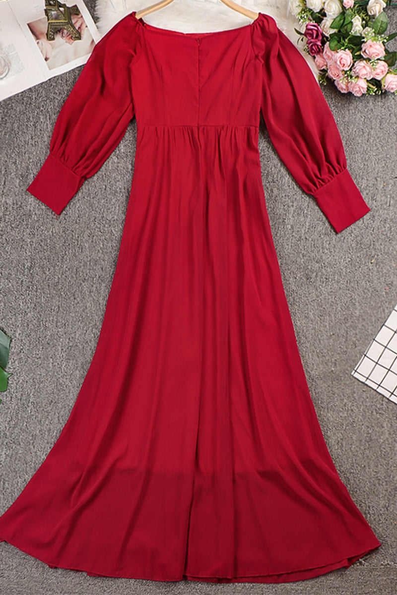 Elegant Solid Off the Shoulder Princess Dresses(4 Colors)