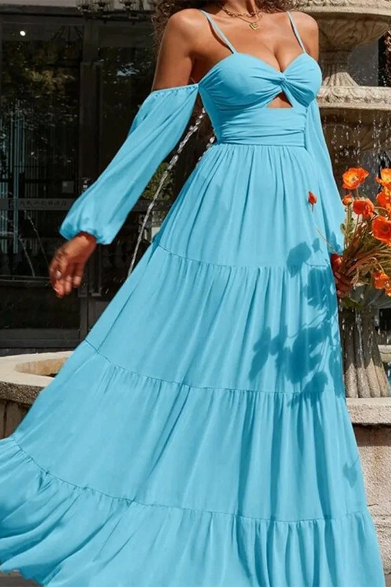 Robes sexy, simples, à col en V, à bretelles.