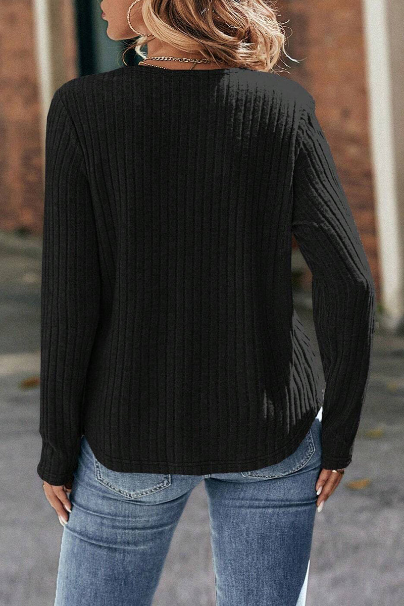 Casual Solid Lace O Neck Tops(5 Colors)