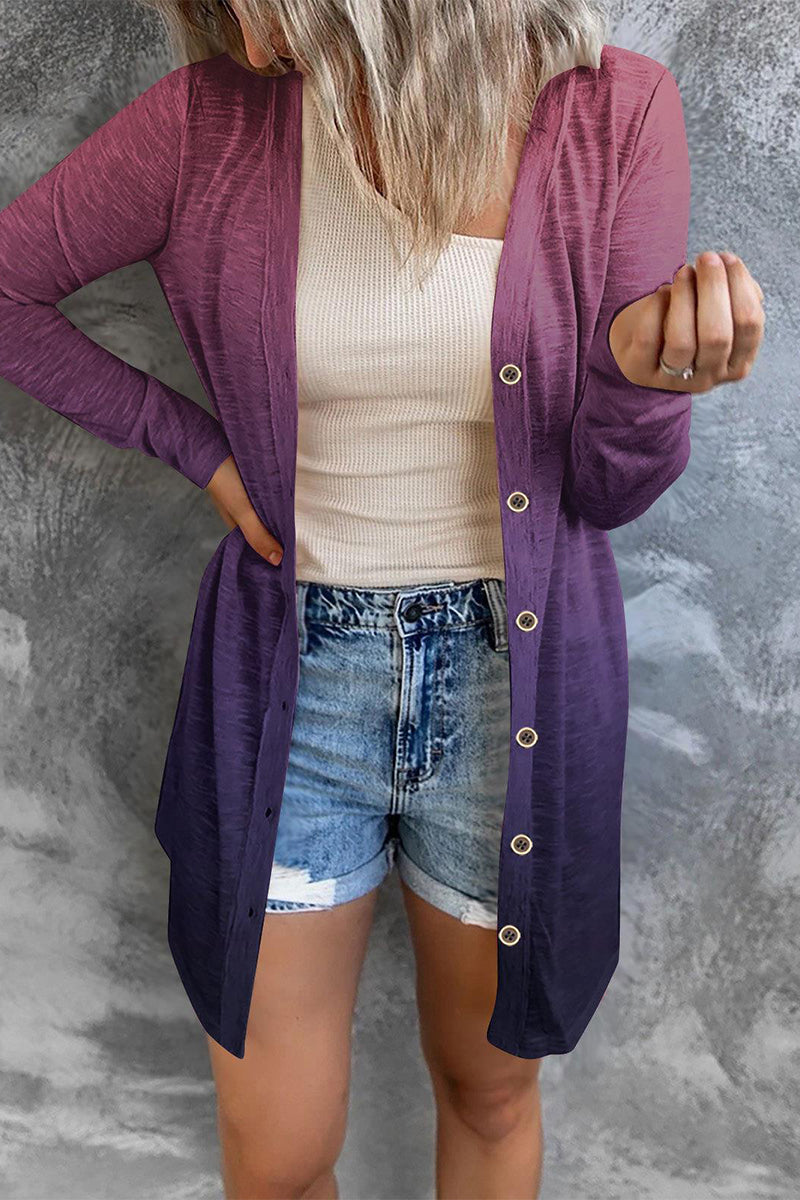 Vêtements d'extérieur à col cardigan, style patchwork et imprimé streetwear (8 couleurs)