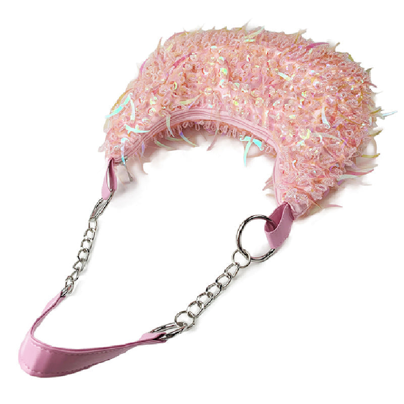 Sacs à main dépareillés à perles, style décontracté (6 couleurs)