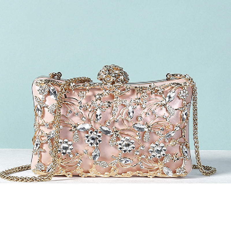 Sacs à main dépareillés décontractés avec chaînes et strass (4 couleurs)