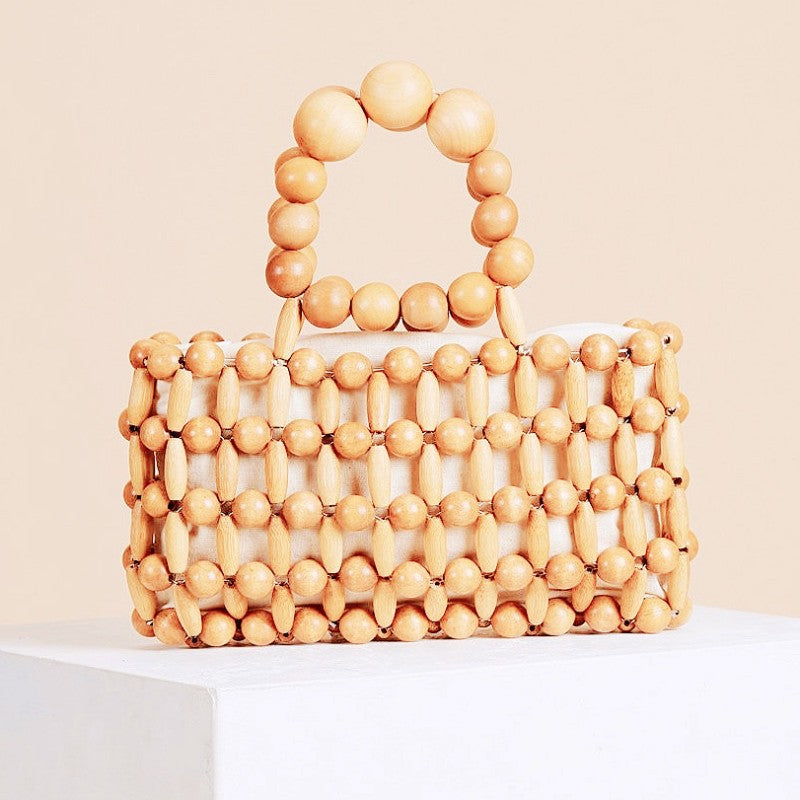 Sacs tissés à motifs patchwork unis, pour tous les jours (sous réserve de l'objet réel)