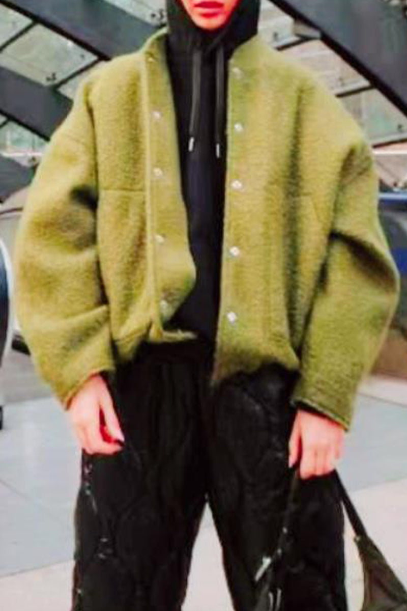 Vêtements d'extérieur décontractés à col mandarin et patchwork (5 couleurs)