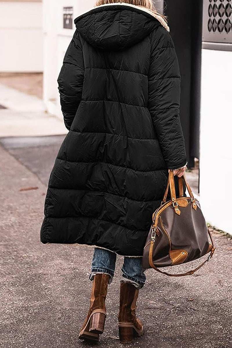 Vêtements d'extérieur à capuche, style streetwear décontracté, patchwork uni (5 couleurs)