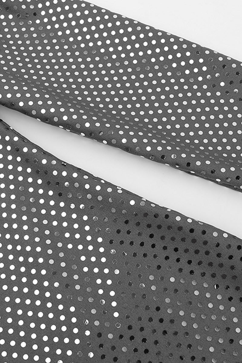 Robes-jupes longues sexy, décolletées, dos nu, épaules dénudées, à motif ajouré.