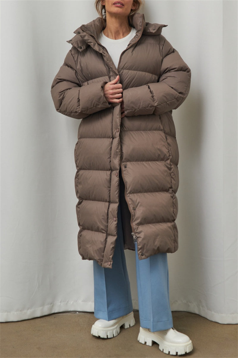 Vêtements d'extérieur à capuche en patchwork uni décontractés (3 couleurs)