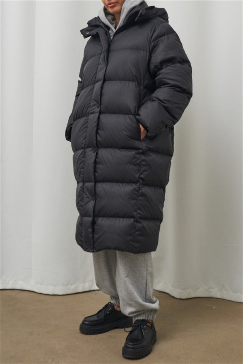 Vêtements d'extérieur à capuche en patchwork uni décontractés (3 couleurs)