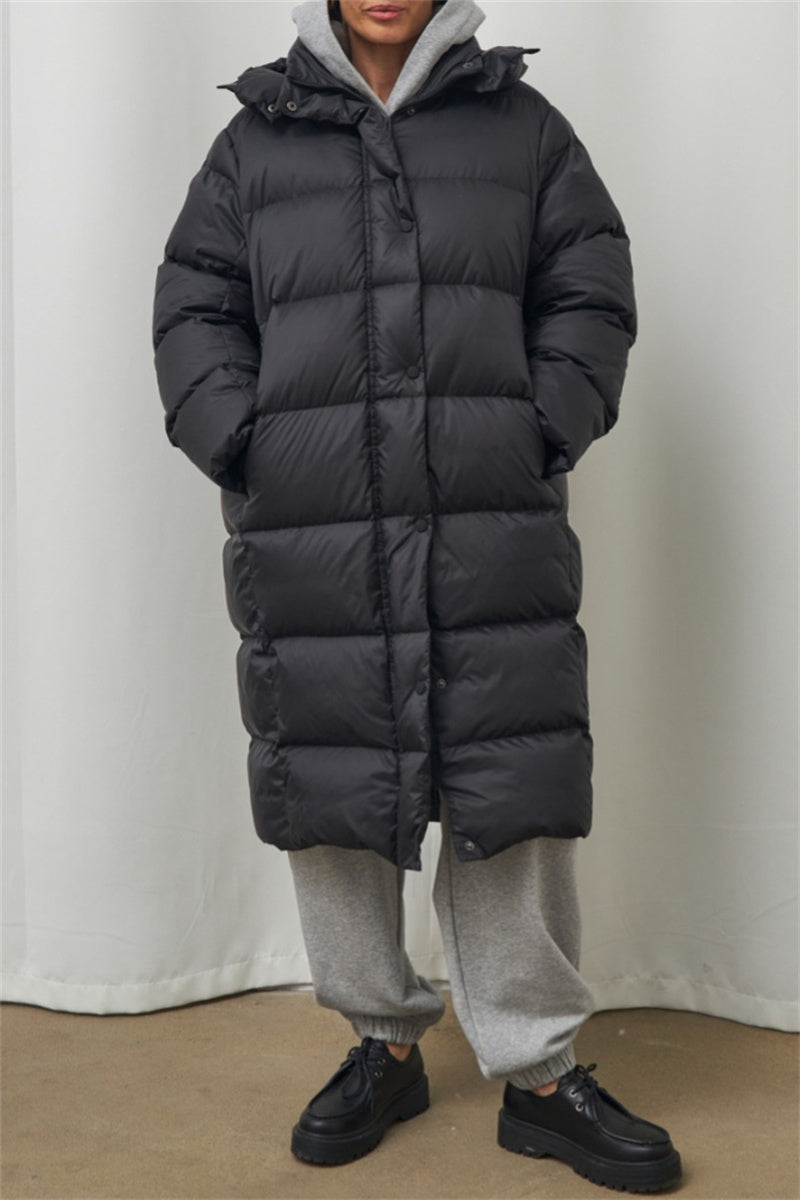 Vêtements d'extérieur à capuche en patchwork uni décontractés (3 couleurs)