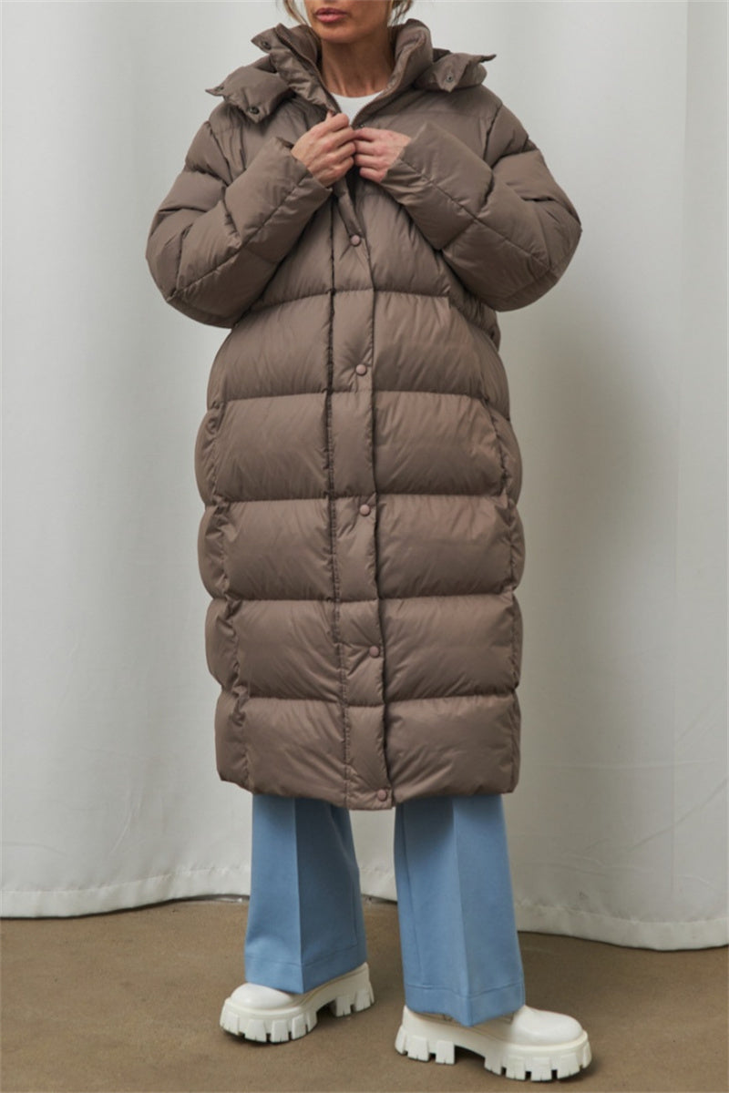 Vêtements d'extérieur à capuche en patchwork uni décontractés (3 couleurs)