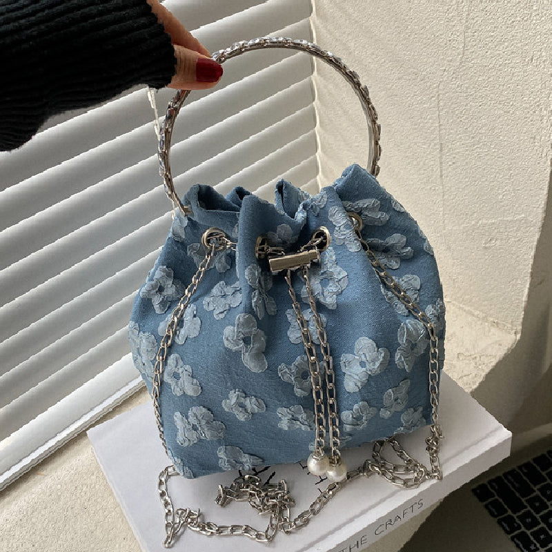 Sacs à chaîne en patchwork uni décontractés (4 couleurs)