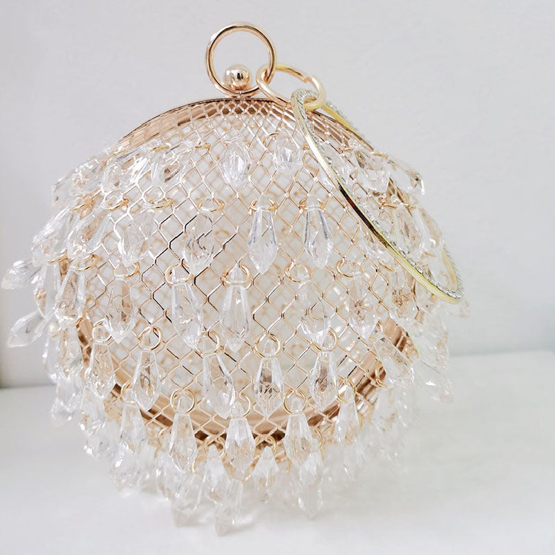 Sacs à main décontractés en patchwork ajouré avec chaînes (3 couleurs)