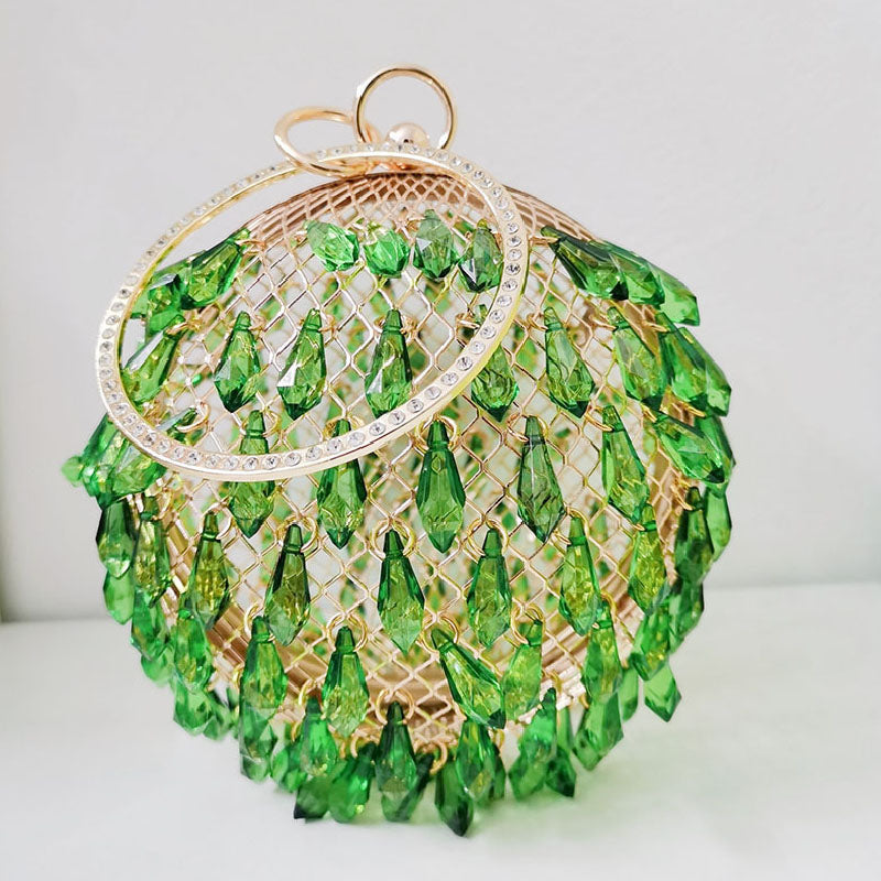 Sacs à main décontractés en patchwork ajouré avec chaînes (3 couleurs)