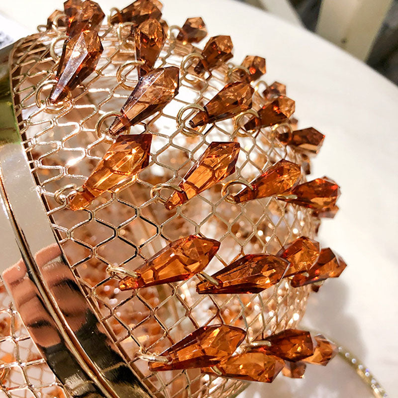 Sacs à main décontractés en patchwork ajouré avec chaînes (3 couleurs)