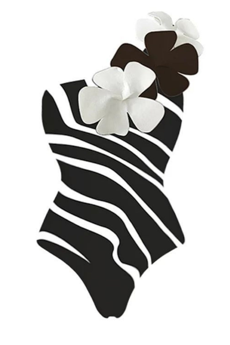 Sexy Print Backless Swimwears (With Paddings)