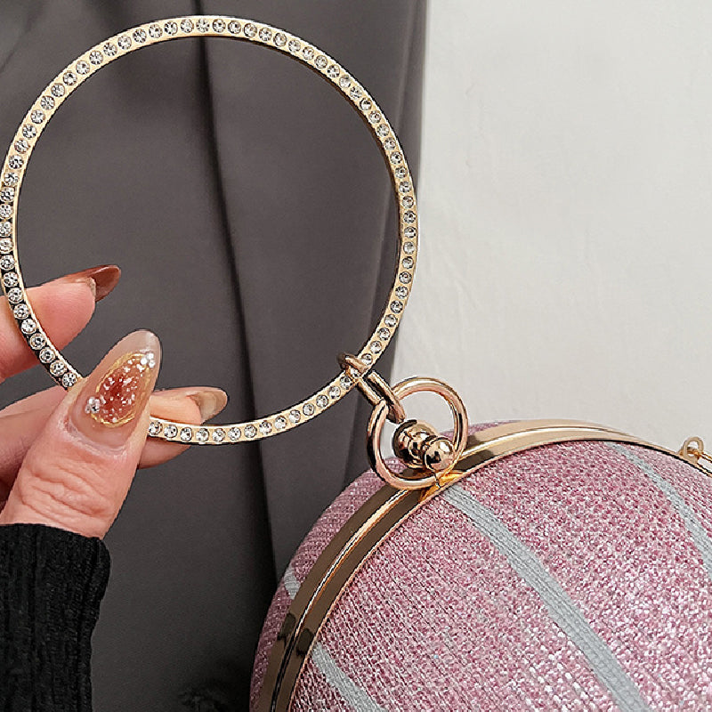 Sacs à main décontractés en patchwork avec chaînes et strass (6 couleurs)