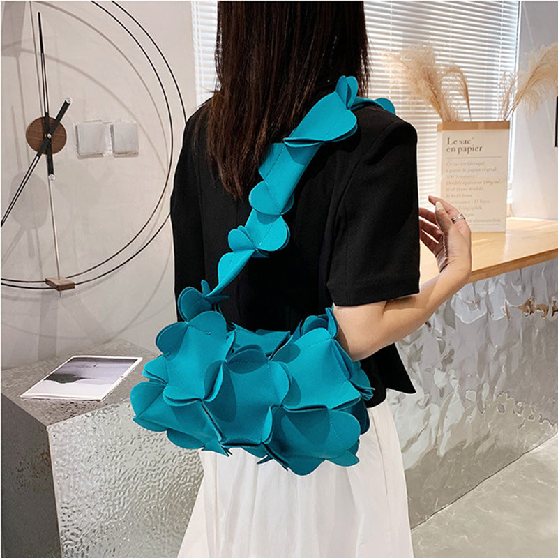 Sacs à fermeture éclair décontractés, doux, unis, avec appliqués et patchwork (3 couleurs)