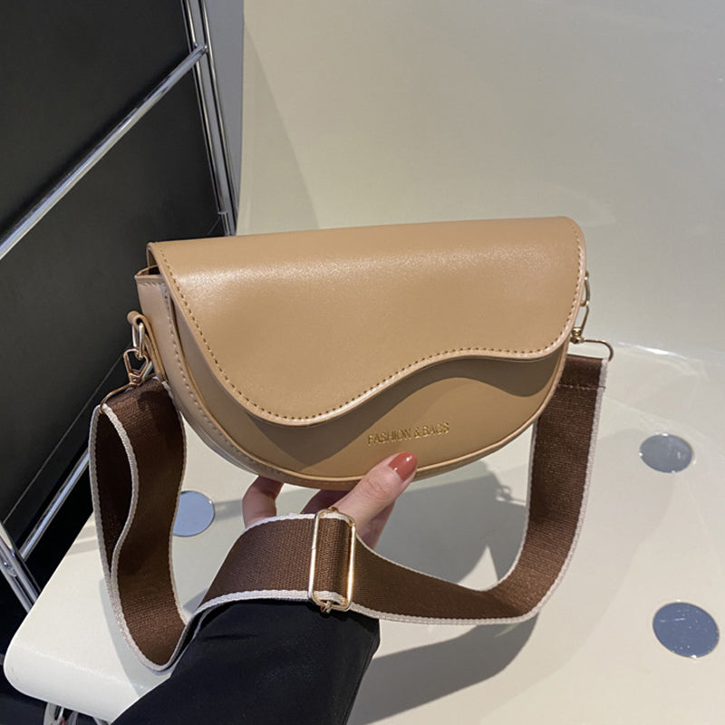 Sacs asymétriques décorés de simples accessoires métalliques imprimés (4 couleurs)