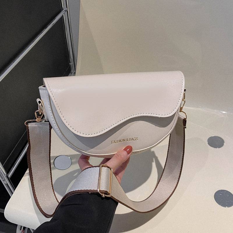 Sacs asymétriques décorés de simples accessoires métalliques imprimés (4 couleurs)