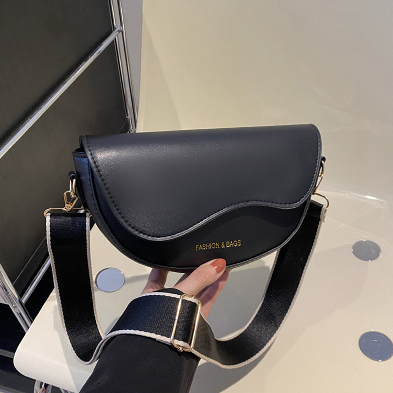 Sacs asymétriques décorés de simples accessoires métalliques imprimés (4 couleurs)