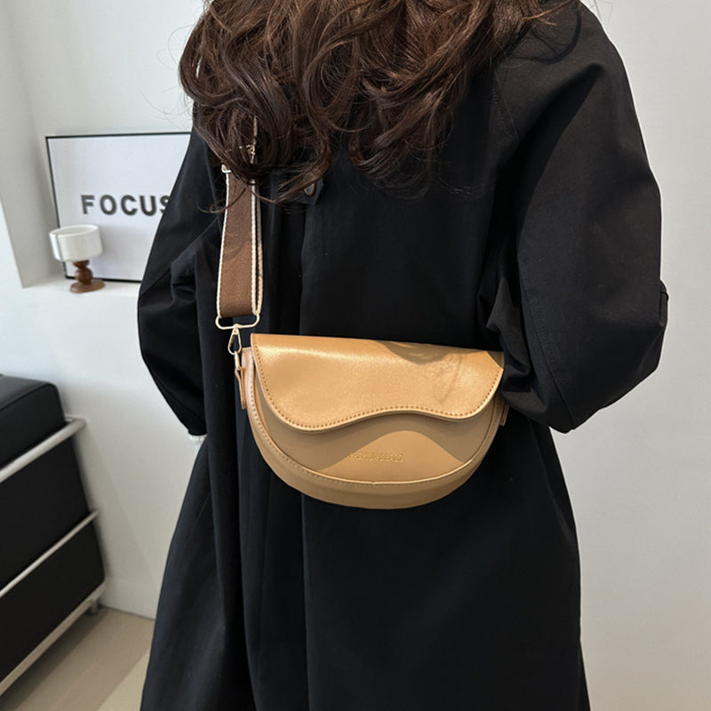 Sacs asymétriques décorés de simples accessoires métalliques imprimés (4 couleurs)