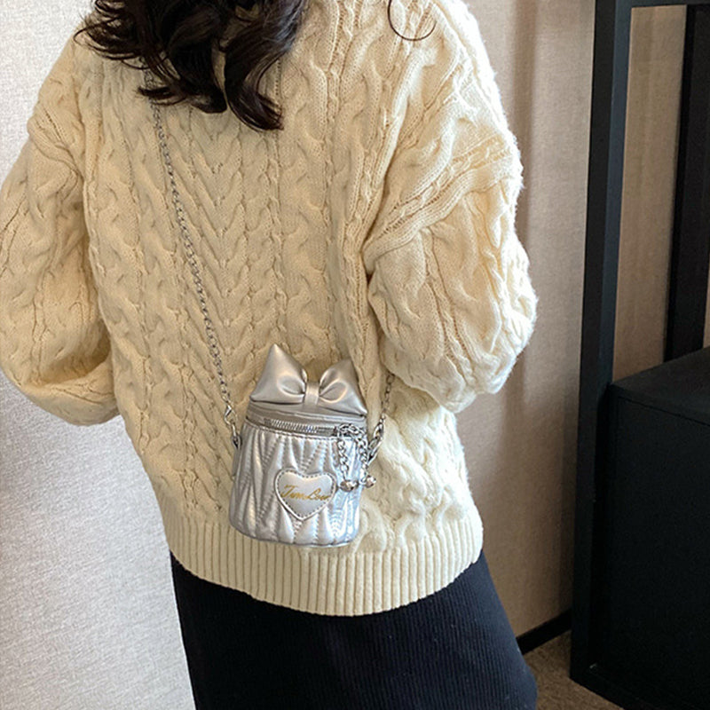 Sac à main Daily Print Patchwork avec nœud (5 couleurs)