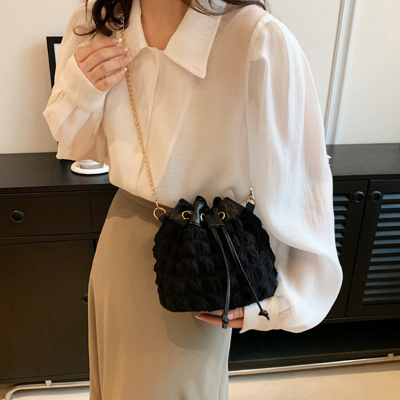 Sacs à main Sweet Daily en chaîne à cordon coulissant uni