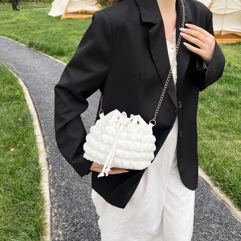 Sacs à main Sweet Daily en chaîne à cordon coulissant uni