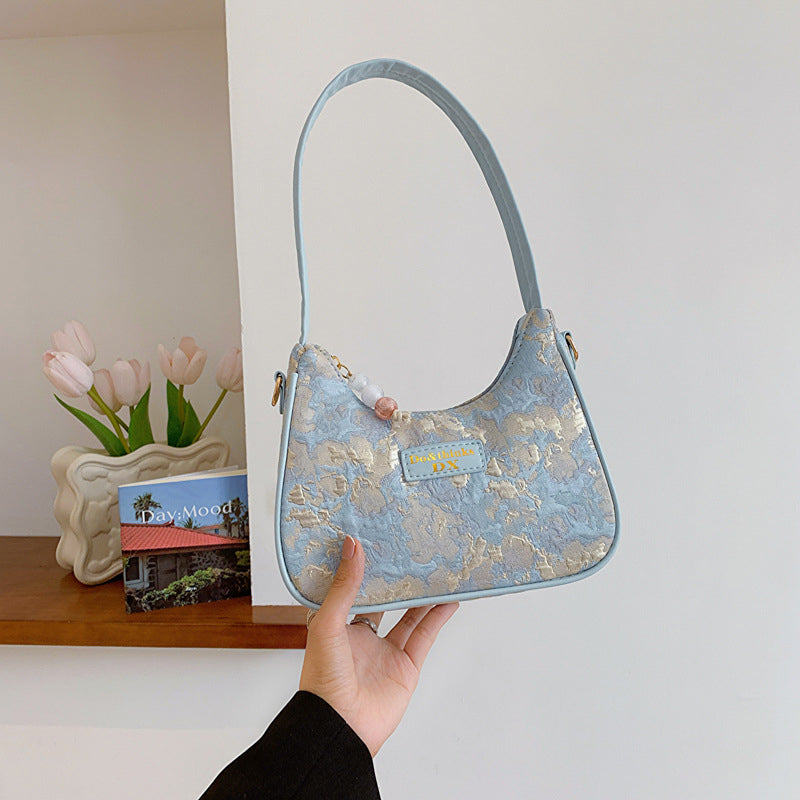 Sacs à main perlés contrastés à motifs de fleurs (3 couleurs)