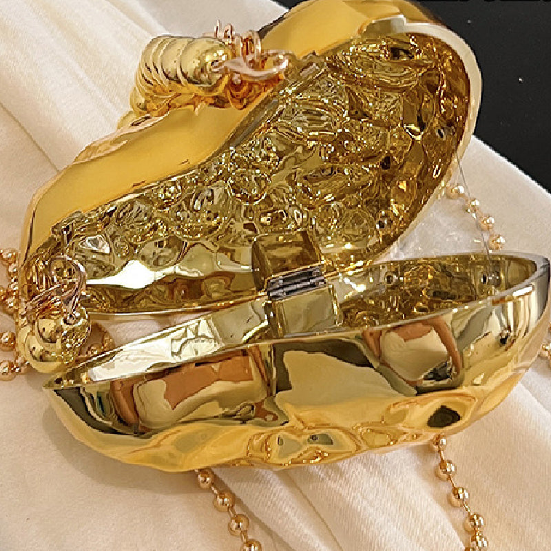 Sacs à main décontractés en forme de cœur avec chaînes