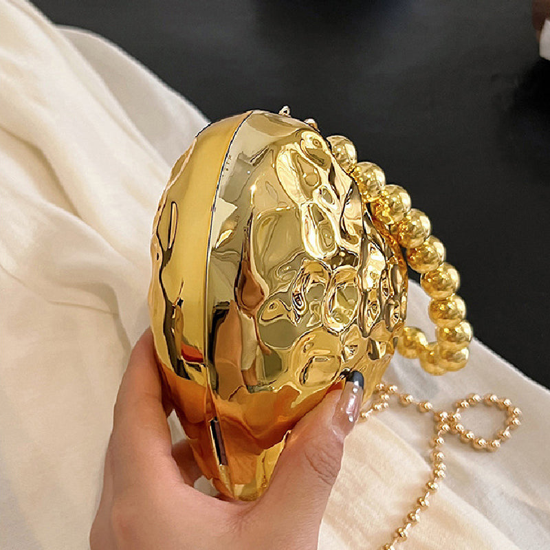 Sacs à main décontractés en forme de cœur avec chaînes