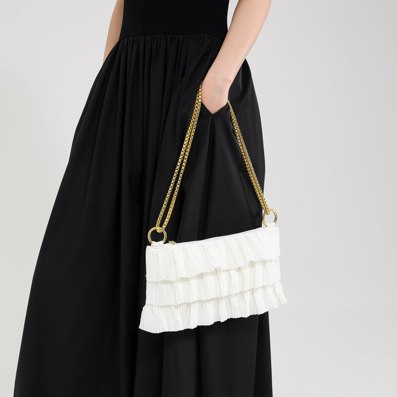 Sacs à fermeture éclair à motifs patchwork unis, doux et pratiques pour tous les jours