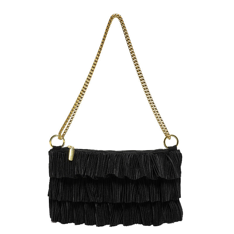 Sacs à fermeture éclair à motifs patchwork unis, doux et pratiques pour tous les jours