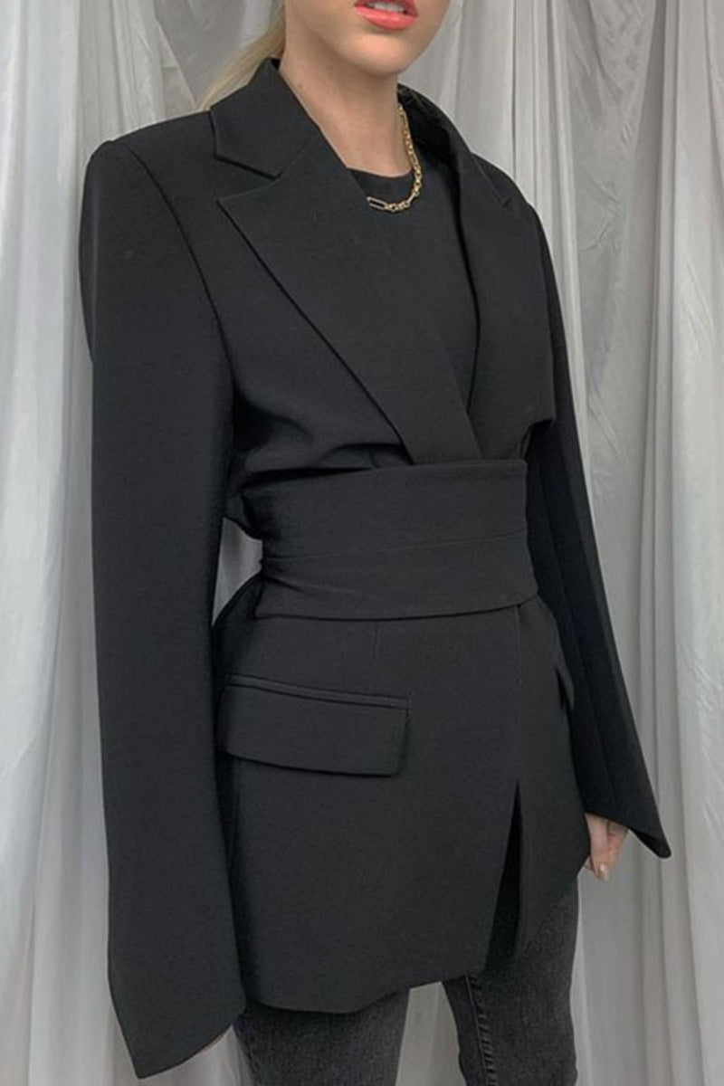 Vêtements d'extérieur décontractés à porter au quotidien, style patchwork, col montant (4 couleurs)