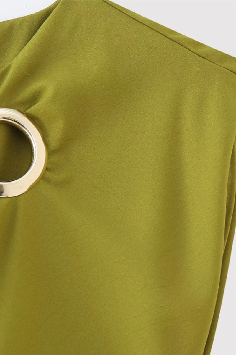 Robes-jupes simples, décontractées, unies, ajourées, à col rond, taille unique.