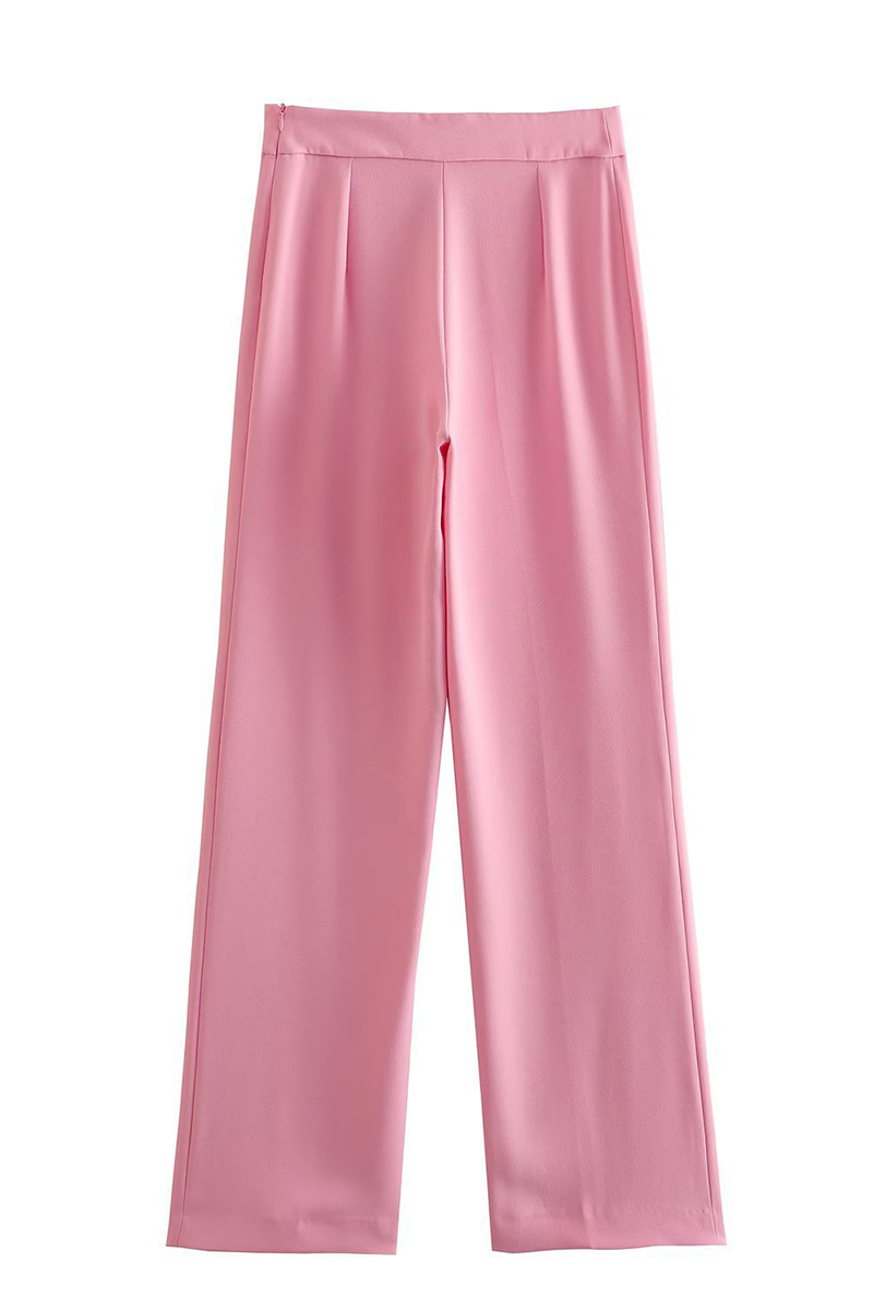 Tenue professionnelle décontractée, couleur unie, patchwork, col montant, manches longues, deux pièces.