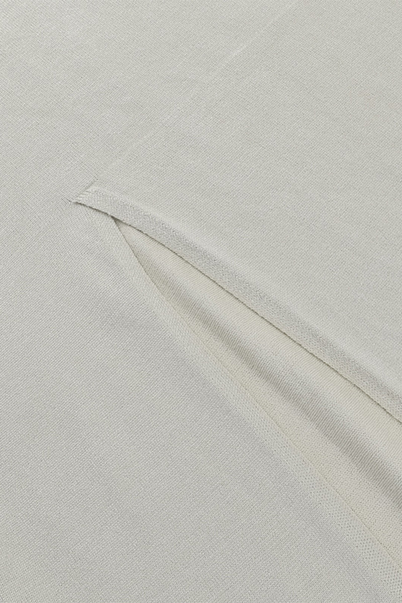 Robes moulantes en tricot, sans manches, à col montant, fendues, de couleur unie, sexy.