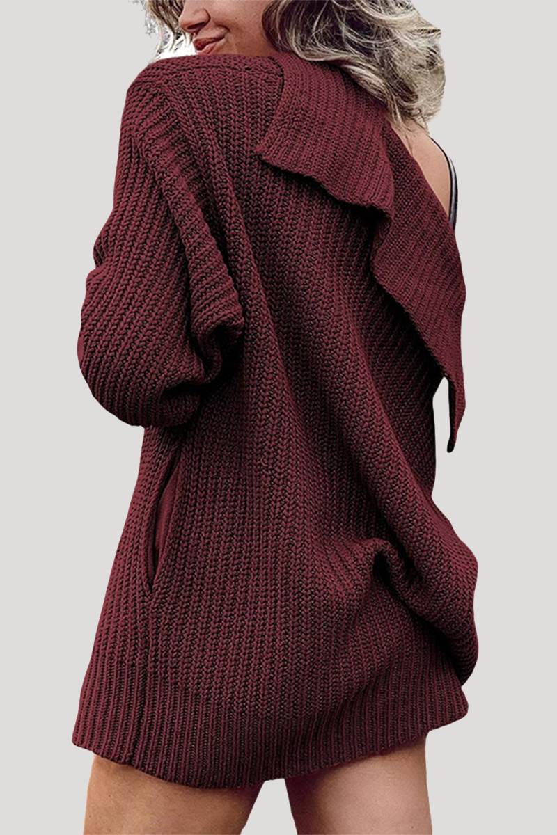 Vêtements d'extérieur décontractés, couleur unie, poches, boutons, col montant, tissés (7 couleurs)