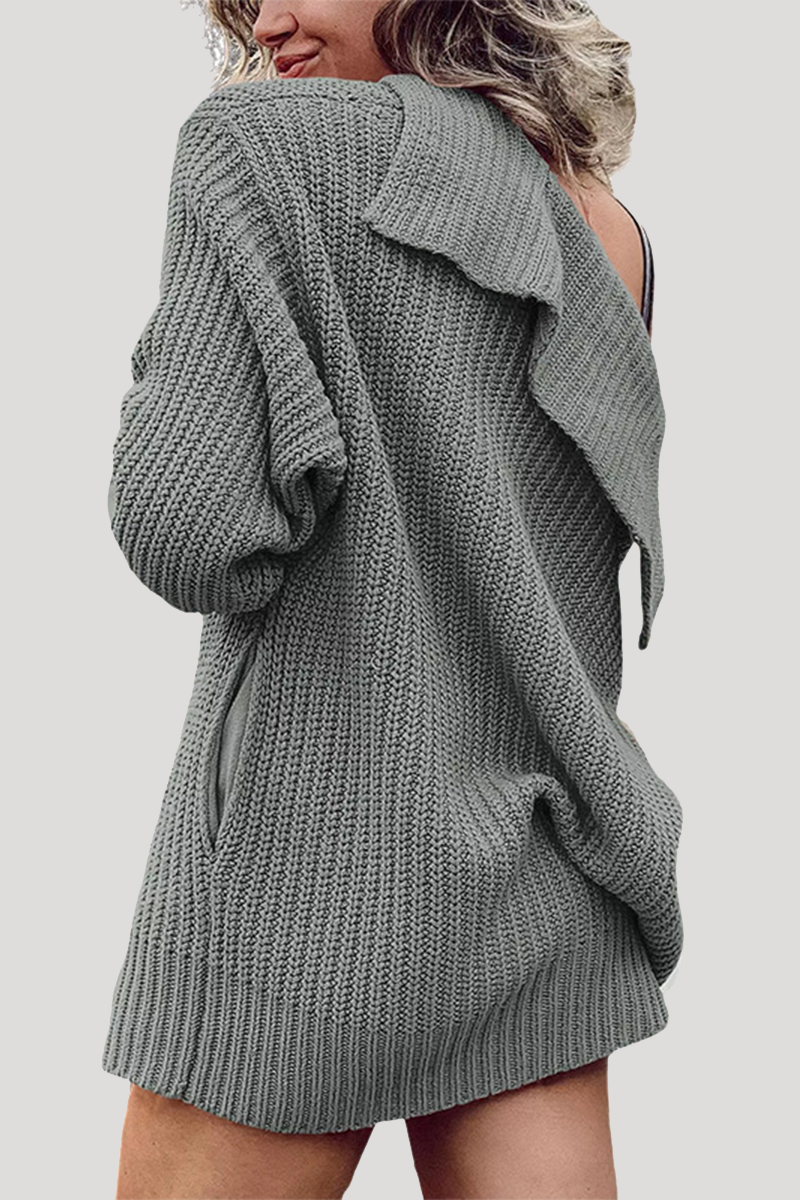 Vêtements d'extérieur décontractés, couleur unie, poches, boutons, col montant, tissés (7 couleurs)