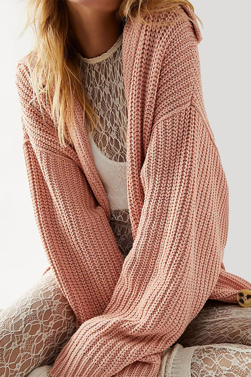 Vêtements d'extérieur décontractés, couleur unie, poches, boutons, col montant, tissés (7 couleurs)