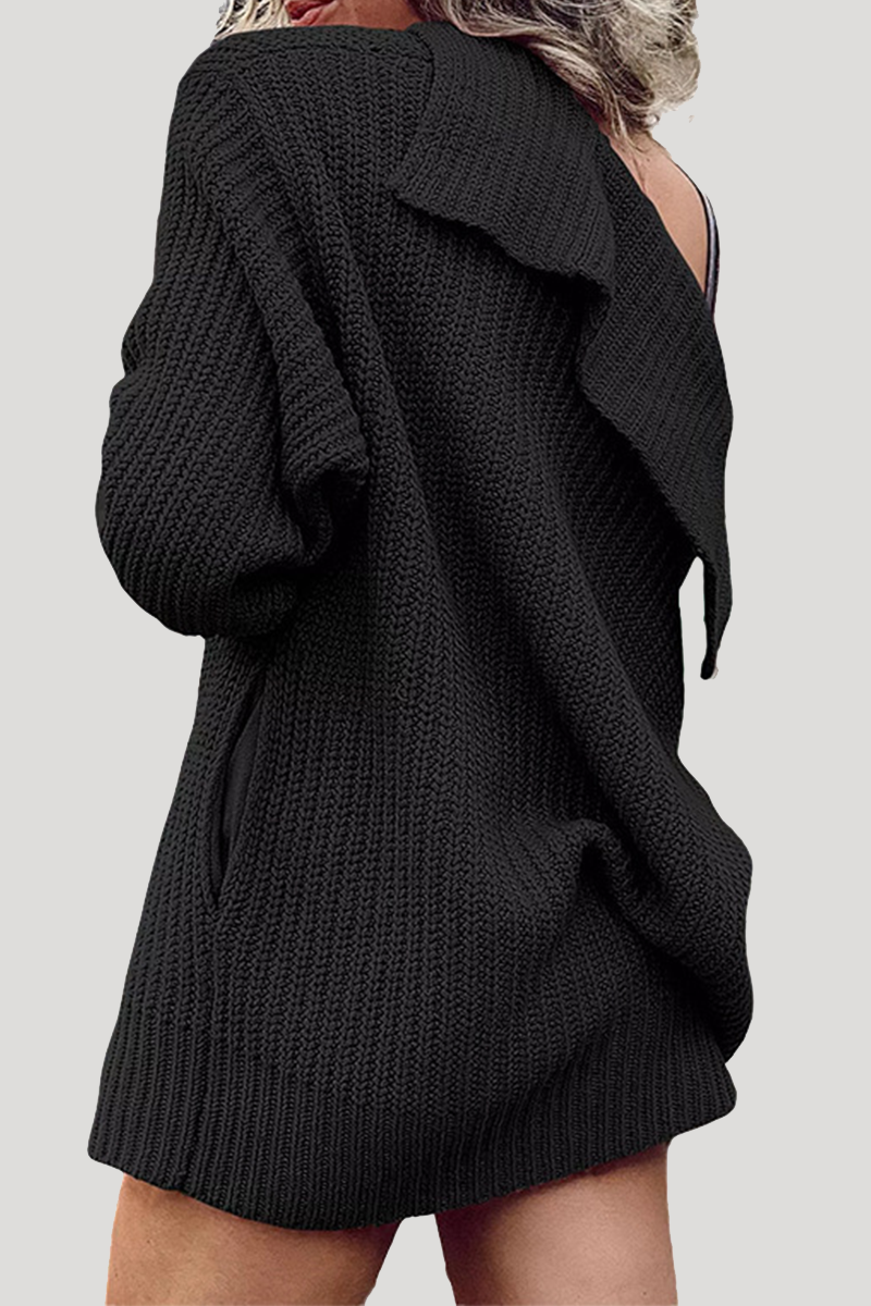 Vêtements d'extérieur décontractés, couleur unie, poches, boutons, col montant, tissés (7 couleurs)