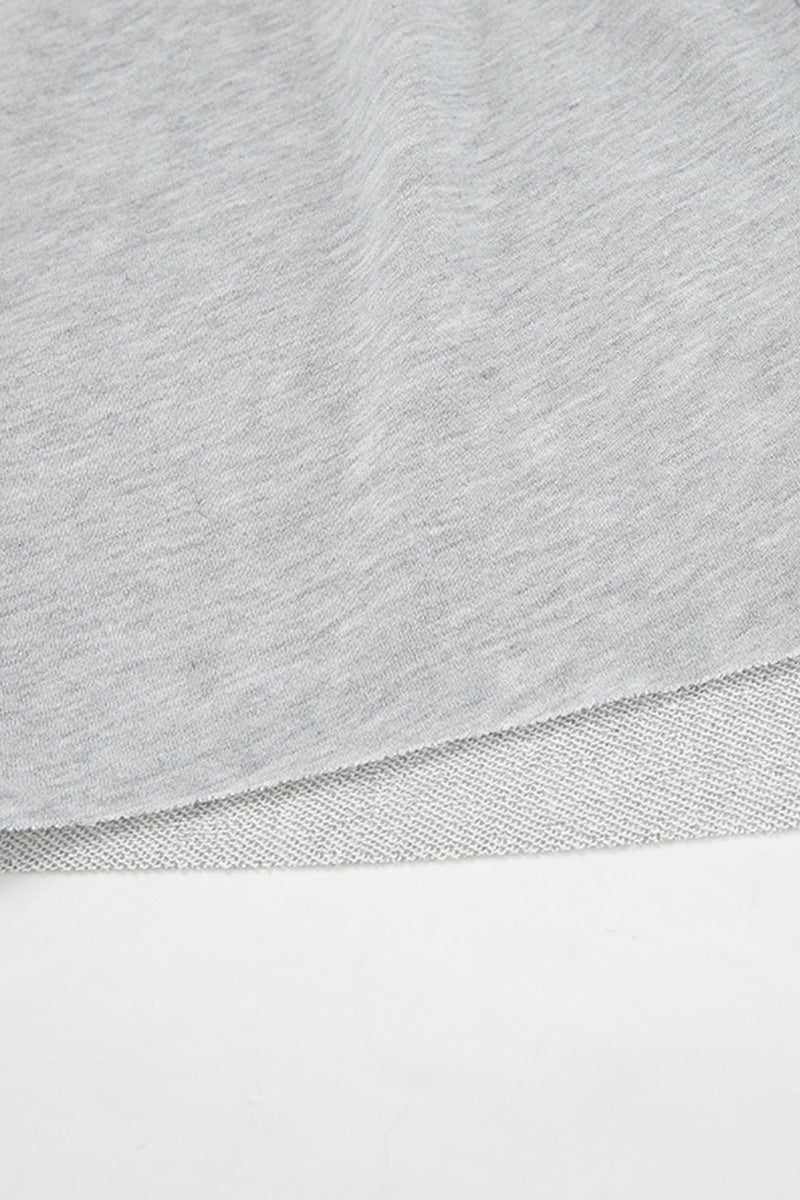 Casual Sportswear Solid Color Zipper Hooded Long Sleeve Two Pieces