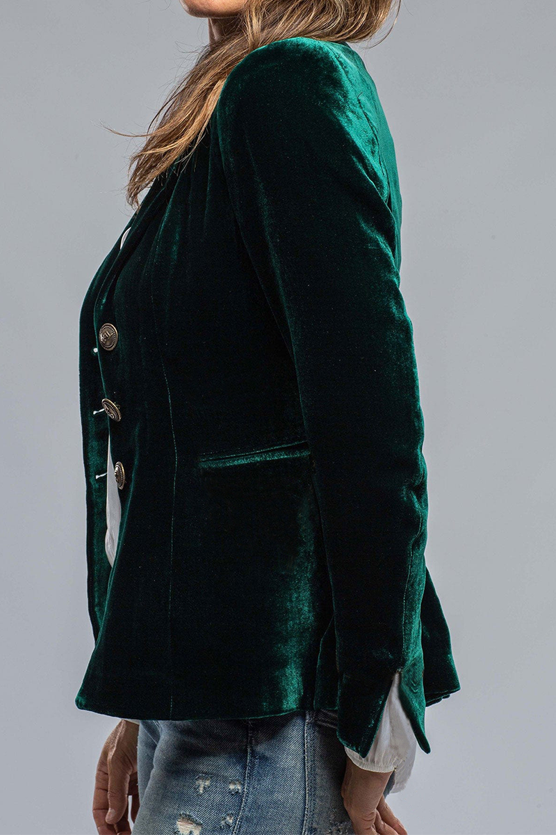 Vêtements d'extérieur décontractés pour tous les jours, avec poches, boutons et col montant (3 couleurs)