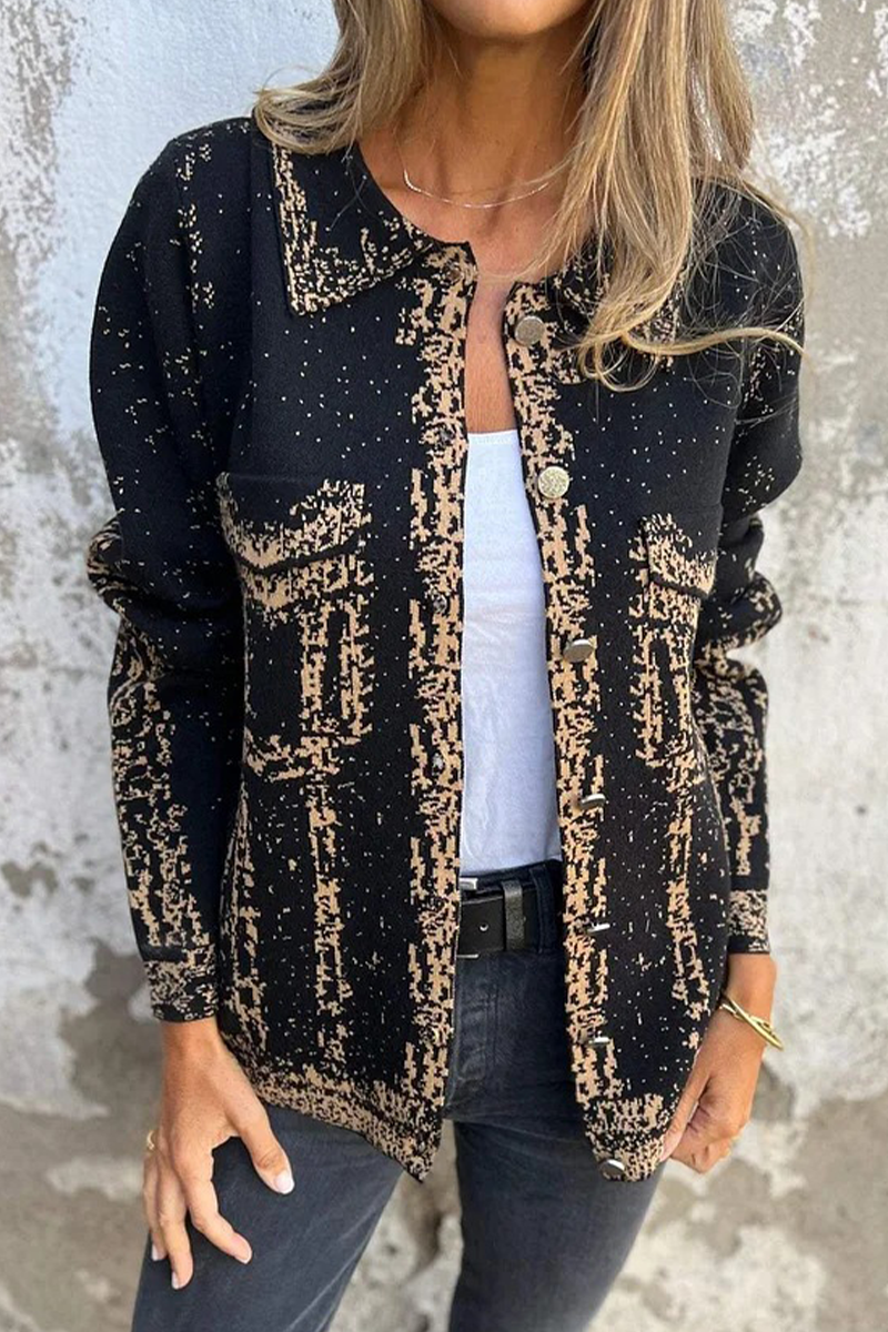 Vêtements d'extérieur décontractés, style usé, col montant, boutonnés (3 couleurs)