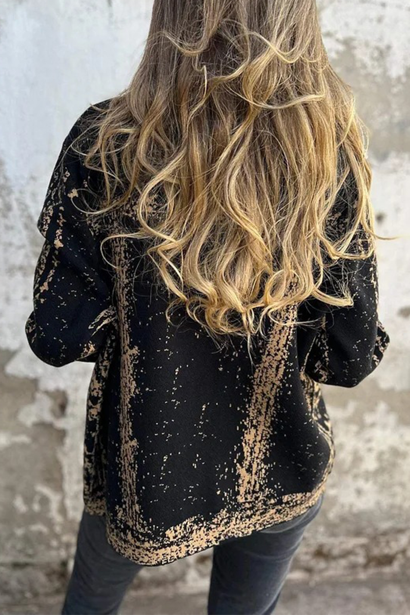 Vêtements d'extérieur décontractés, style usé, col montant, boutonnés (3 couleurs)