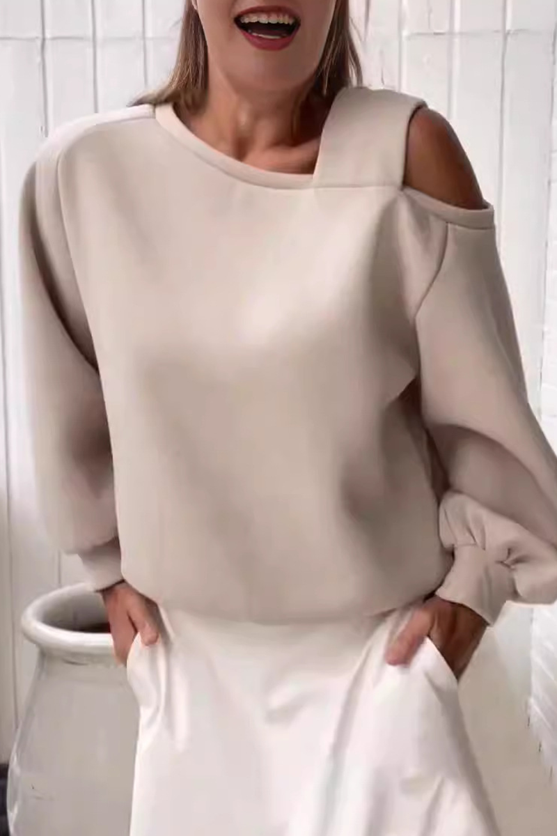 Sweats à capuche décontractés à col asymétrique (4 couleurs)