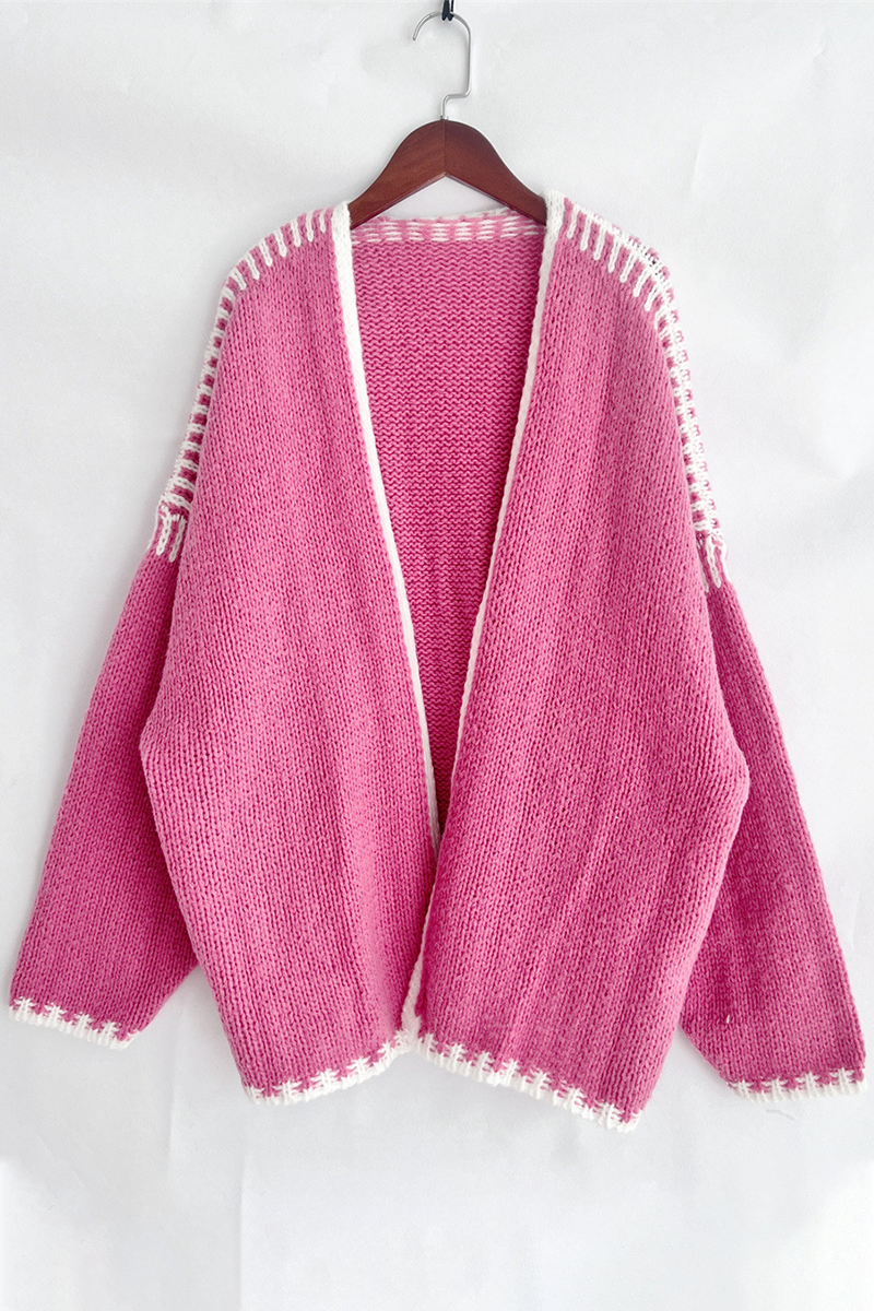 Vêtements d'extérieur unis et contrastés en tissu tissé (5 couleurs)