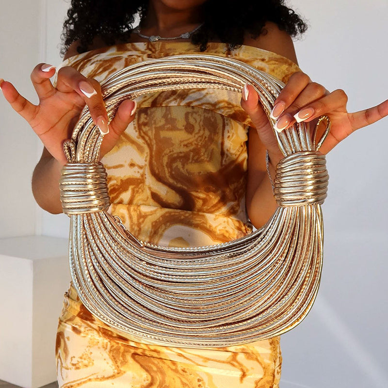 Sacs à fermeture éclair dépareillés à motifs unis, style décontracté, pour tous les jours (3 couleurs)