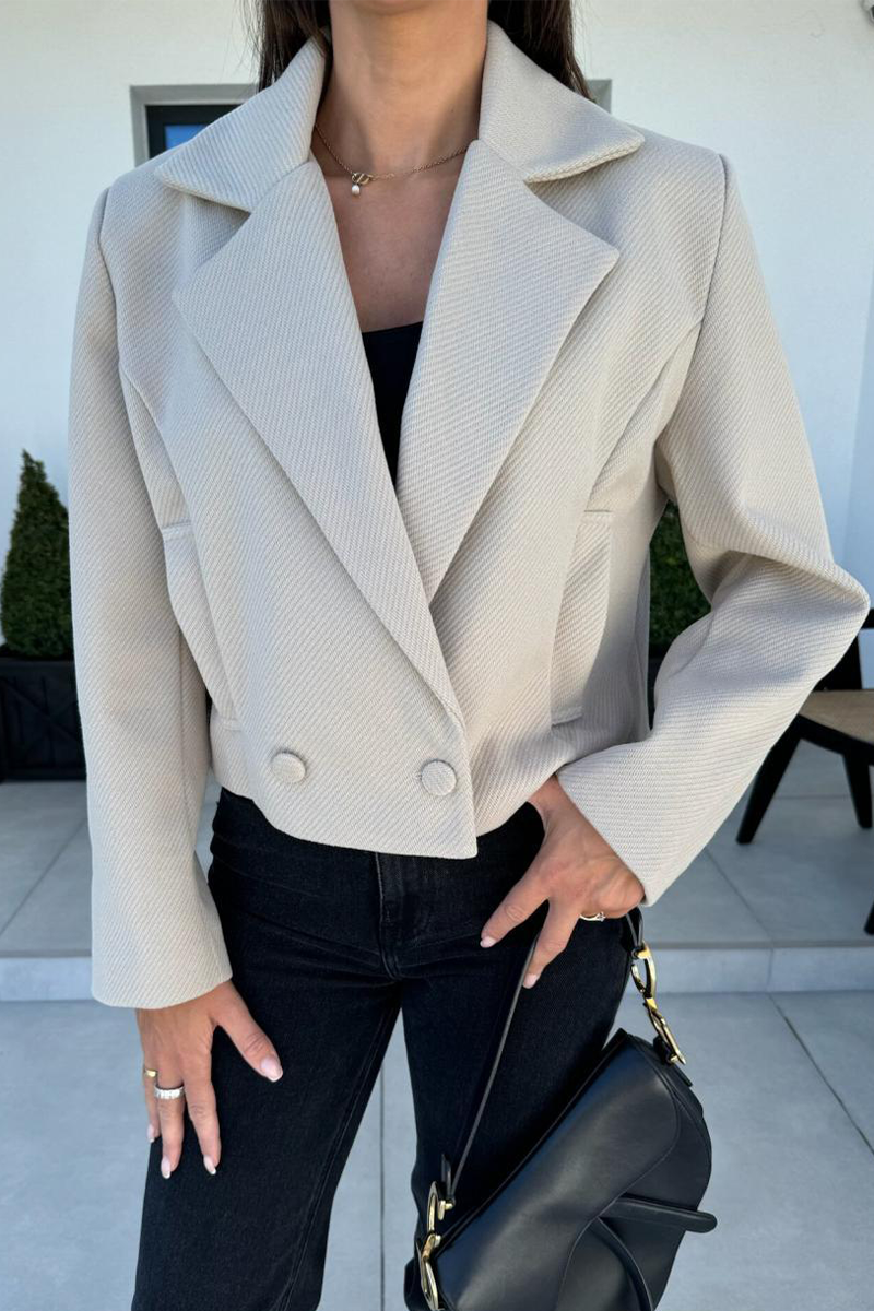 Vêtements d'extérieur décontractés à boutons, col montant, pour tous les jours (5 couleurs)